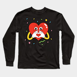 Heart showing heart Long Sleeve T-Shirt